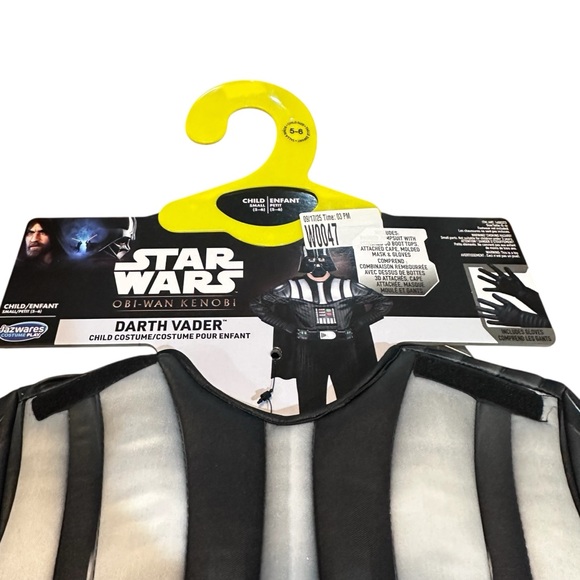 Star Wars Darth Vader Child Costume – Size Small (5/6) – Complete Set NWT - Picture 1 of 15